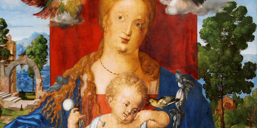 Madonna-com-criança,-de-Albrecht-Dürer